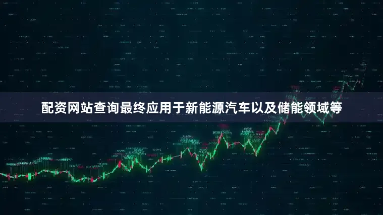 配资网站查询最终应用于新能源汽车以及储能领域等
